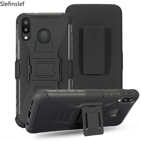 Heavy Duty Armor Case For Samsung Galaxy A10 A20 A20e A30 A40 A50 A70 A80 A90 M10 M20 M30 Shockproof Cover Belt Clip ► Photo 1/6