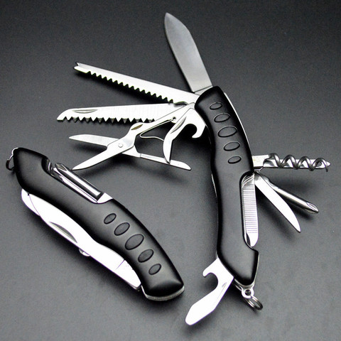 Outdoor stainless steel multipurpose tools, Multi-purpose folding knife, Swiss Knife, Camping knife, ► Photo 1/6