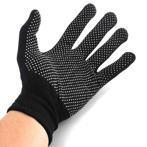 1 Pair Heat Resistant Protective Glove Hair Styling For Curling Straight Flat Iron Work gloves Safety gloves High Quality anti-c ► Photo 1/6