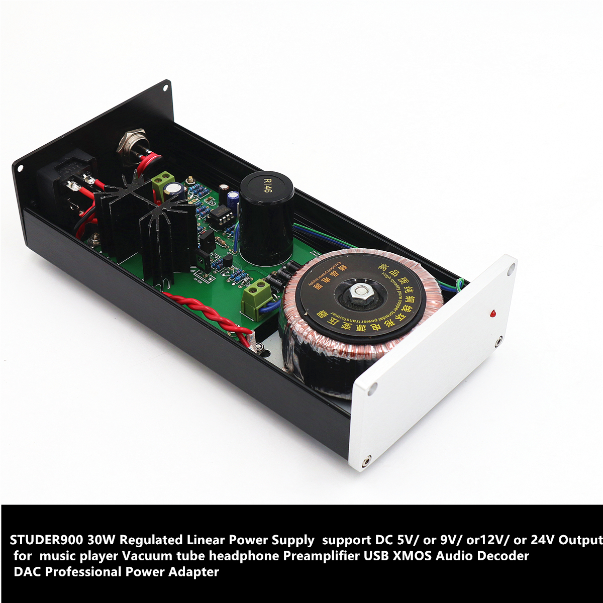 STUDER900 15W Regulated PSU DC Linear power supply 5V 9V 12V 15V 24V For Xmos 
