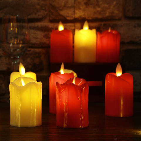 3pcs Rechargeable Flameless Candles Lights, Led Candles Light