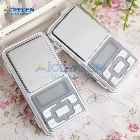 Mini Portable LCD Digital Electronic Scale 100/200/300/500g 0.01/0.1g High Accuracy Pocket Scale For Kitchen For Jewelry Weight ► Photo 1/3