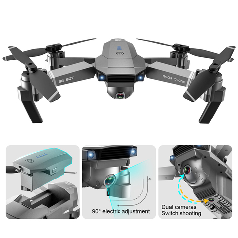 GPS Drone with 4K HD Adjustment Camera Wide Angle 5G WIFI FPV RC Quadcopter Professional Foldable Drones VS MAVIC 2 E520S E58 ► Photo 1/6