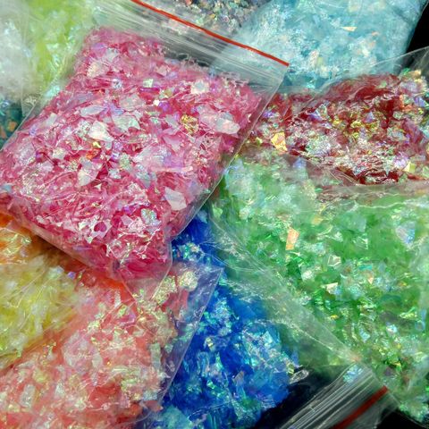 20grams Irregular-shape flakes Candy plastic paper for silicon mold resin filler charms , nail sticker nail beauty slice glitter ► Photo 1/5