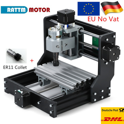 EU Ship! GRBL control DIY mini CNC machine 1610 Pro working area 180x100x45mm 3 Axis Pcb Milling machine,Wood Router ► Photo 1/6