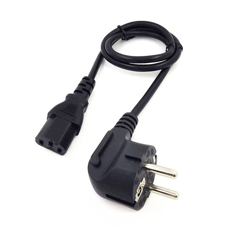 0.8m AC Power Cord For PDU UPS, European Standard CEE7/7 Socket To IEC C13 Kettle Extension Cable Short Lead ► Photo 1/6