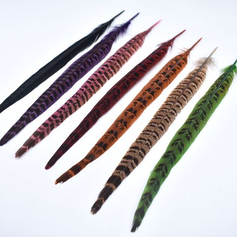 10Pcs/Lot Natural Pheasant Tail Feathers For Crafts 10-12inch colorful Feathers for jewelry making DIY Party Decorations Plumes ► Photo 1/6