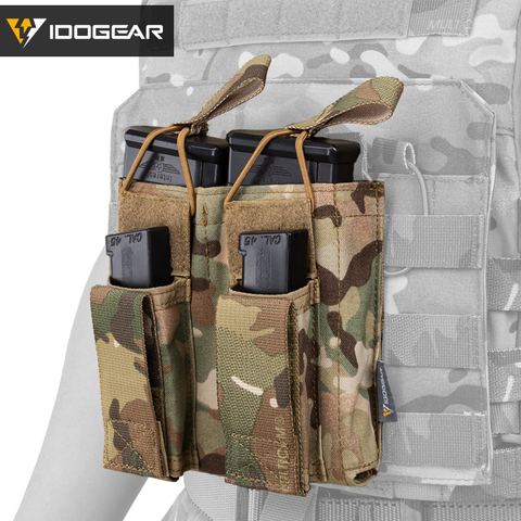 IDOGEAR Tactical Magazine Pouch Mag Carrier Double Open Top 5.56&Pistol MOLLE Airsoft Mag Pouch 3546 ► Photo 1/6
