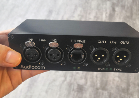 Audiocom Dante AES67 Audio Network Transmission Interface Box ► Photo 1/3