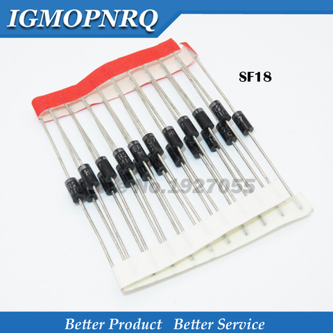 100PCS Free Shippin SF18 DIP Shottky Barrier Rectifiers 100V / 1A Rectifier Diode New Original ► Photo 1/1