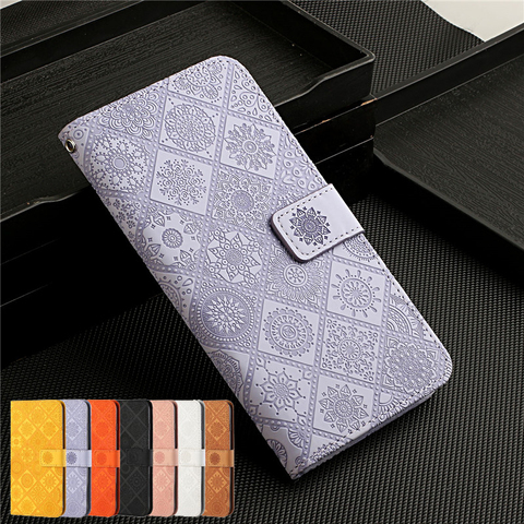 Leather Flip Wallet Case For Huawei P40 Pro P30 Lite P Smart 2022 Y7A Y7P Y6P Y5P 2022 Y6S Y9S Y7 2022 Y5 2022 Nova 5T 7i Cover ► Photo 1/6