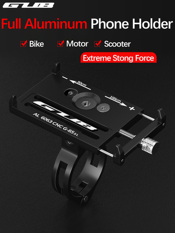 GUB bike moible phone holder G85 mount bracket smartphone aluminum tight metal MTB bicycle for samsung huawei xiaomi iphone ► Photo 1/6