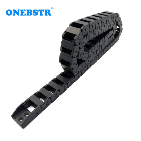 JFLO 1Meter 10x10 10x15 10x20 Wire Carrier Cable Drag Chain Bridge Non-opening With End Connectors Tanks Towline Free Shipping ► Photo 1/6