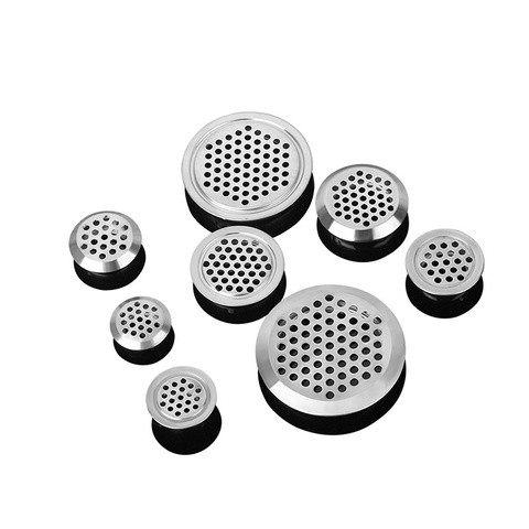 10pcs Round cabinet Air duct Vent Dia.19mm-53mm Steel Louver Mesh Hole plug decoration cover Wardrobe grille ventilation systems ► Photo 1/6
