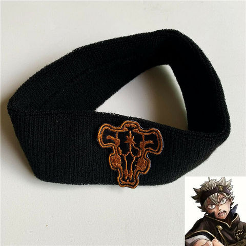 Anime Headband Black Clover Emperor Logo Asta Yuno Embroidery Hairband Cosplay ► Photo 1/2