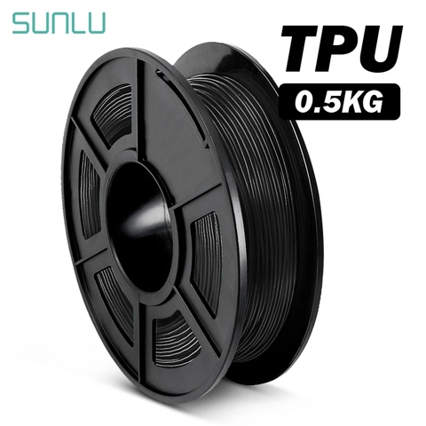 SUNLU 1.75mm TPU 3D Printing Filament Plastice Flexible TPU 3D Filament For 3D Printer Dimension Accuracy +/-0.02mm ► Photo 1/6