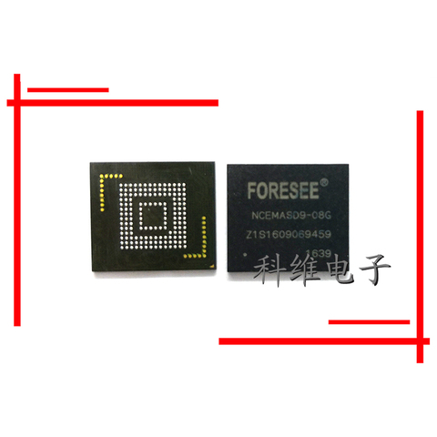 NCEMASD9-08G NCEMASDB-08G 153 Ball EMMC Memory Mobile Phone IC Chip ► Photo 1/2