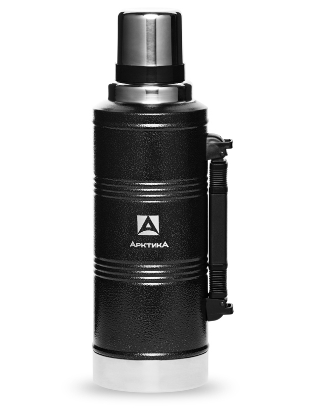 Thermos Arctic (2,2 liters) with narrow throat American design, Black