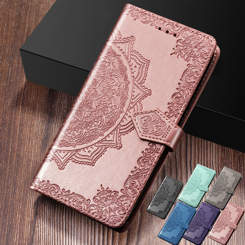 Leather Flip Case for Xiaomi Mi Note10 8 9 SE Lite 9T Redmi 7 8 5A 6A 7A 8A Note 8T 8 7 6 5 Pro Plus Mi A3 A2 GO Wallet Cover ► Photo 1/6