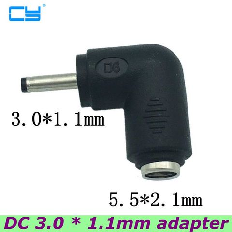 DC 3.0 * 1.1mm for Huawei S7 Acer W700 S3 S5 P3 Samsung laptop super adapter plug elbow power connector ► Photo 1/6