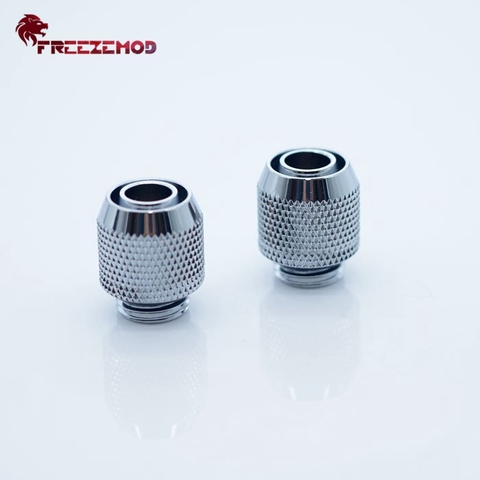 FREEZEMOD  brass fitting computer water cooler hose for 8*12mm silicone tube 8*12mm pvc tube. HRGKN-B2H ► Photo 1/3