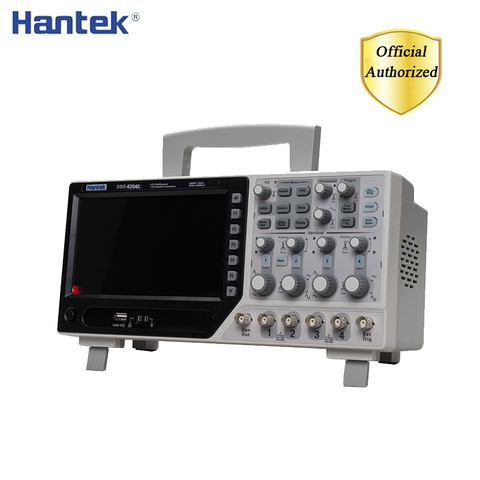 Hantek DSO4204C Digital Oscilloscope 200MHz 4Channels Portable PC USB LCD Osciloscopio Automotive +EXT+DVM+Auto Range Function ► Photo 1/5
