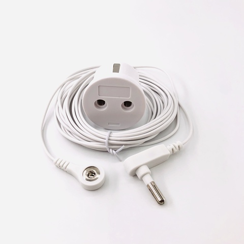 Earthing EU Socket with the grounding cord for earthing sheets ► Photo 1/6