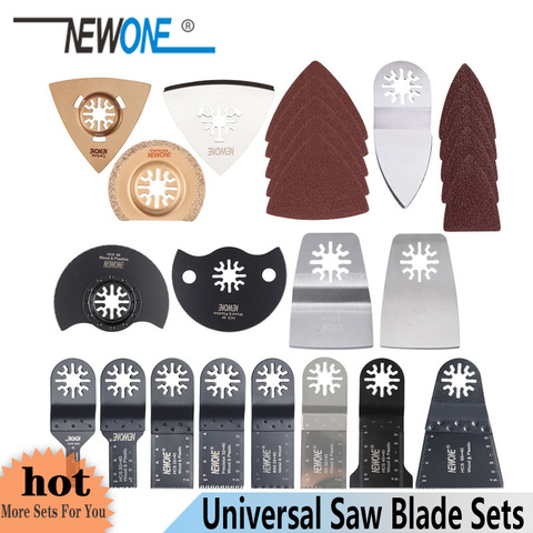 NEWONE C66/C100 HCS/Japan-tooth/Bi-metal Oscillating Tool Multi-function tool saw blades for wood/metal/plastic/tail cutting ► Photo 1/6