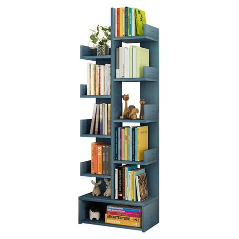 K-STAR Creative Bookshelf Bookcase Simple Living Room Storage Rack Table Student Household Floor Economical Simple ► Photo 1/6