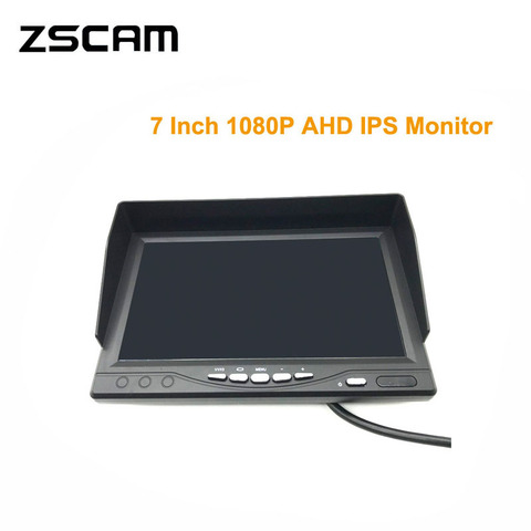 Full HD Mini 1024*600 7 Inchs CCTV Home Security 1080P AHD 2- Split Screen IPS Monitor DVR Car Surveillance IPS Display Recorder ► Photo 1/6