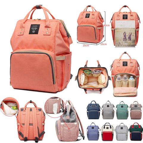 LEQUEEN Diaper Bags Fashion Baby Bag Stroller Diaper Bag Waterproof Baby Bags for Mom Backpack for Mom and Daddy Diaper Backpack ► Photo 1/6