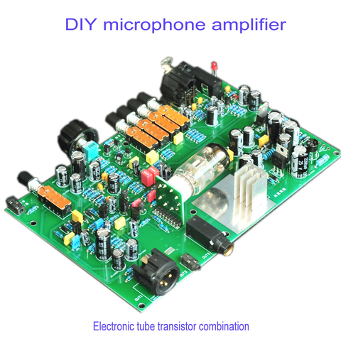 DIY high quality Improve from famous brand Electronic Tube Transistor Combination Microphone Amplifier  Circuit board PCBA ► Photo 1/6