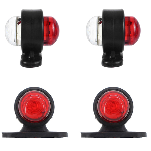 4PCS  Side Marker Light External 12V 24V Replacement Parts Mini Durable Trailer Truck  Led Universal Safety Turn Signal Warning ► Photo 1/6