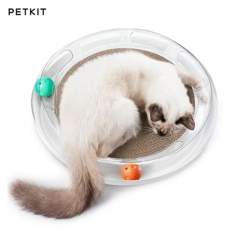 Petkit Multi-Function Cat Scratch Board Corrugated Paper Pad Interactive Toys Prevent Cats Grinding Nail Scraper Mat Mattress ► Photo 1/6