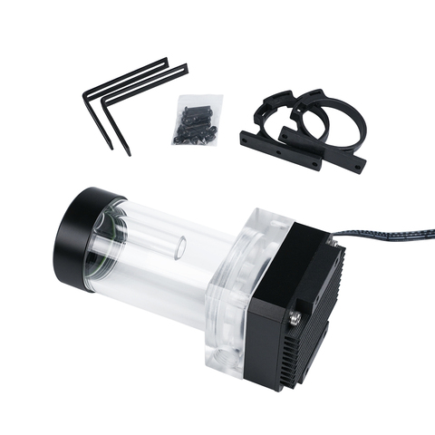 6W Silent Pump Water Cooled Tank Integrated PWM PUMP Speed Adjusting Combo Reservoir 12v 0.5A Small 4pin Port ► Photo 1/5