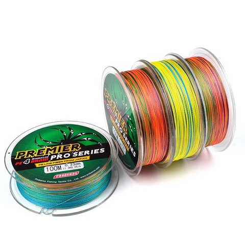 POETRYYI 100M 4 Strands PE Braided Fishing line Japan Multifilament Super Power Fishing Lines Multi-filament Fish Line Rope Cord ► Photo 1/6