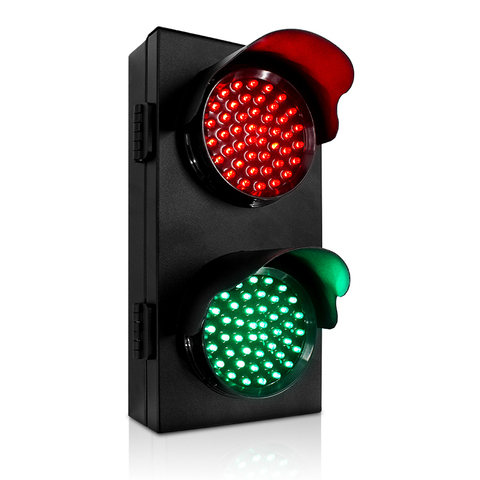 100mm*2 Full Ball LED Traffic Light Without Lens for Parking Lot ► Photo 1/6