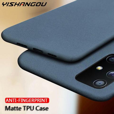 Slim Sandstone Slim Silicone Soft Case Cover For Samsung A51 A71 5G S21 A21S M31 A31 A50 A70 A11 A41 A01 M11 A81 A91 A20 A40 A10 ► Photo 1/6