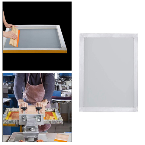 110 White Mesh Aluminum Silk Screen Printing Frame Print Kit DIY T-Shirt ► Photo 1/1