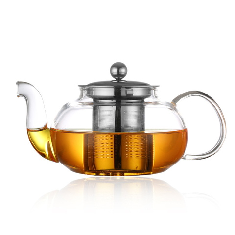 600/800ml Heat Resistant Glass Teapot Flower Tea Set Kettle Coffee Tea Pot Drinkware Set Stainless Steel Strainer Teapot ► Photo 1/6