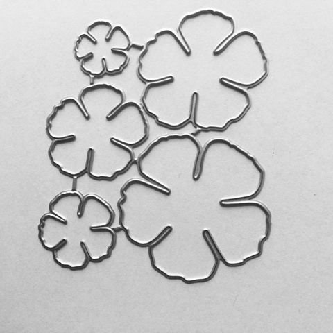 Five Petal Flower Metal Cutting Dies Stencil Scrapbooking DIY Album Stamp Paper Card Embossing Decor Craft ► Photo 1/5