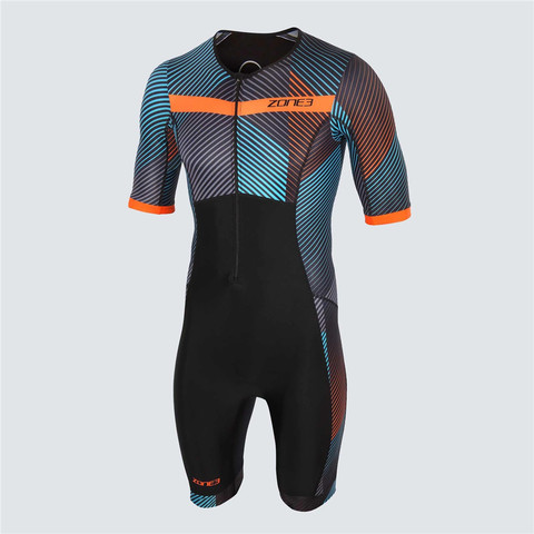 Zone3 2022 Summer Men's Triathlon Skinsuit Cycling Jersey Short sleeve Jumpsuit Road mtb Bike Running Clothing Maillot Ciclismo ► Photo 1/6