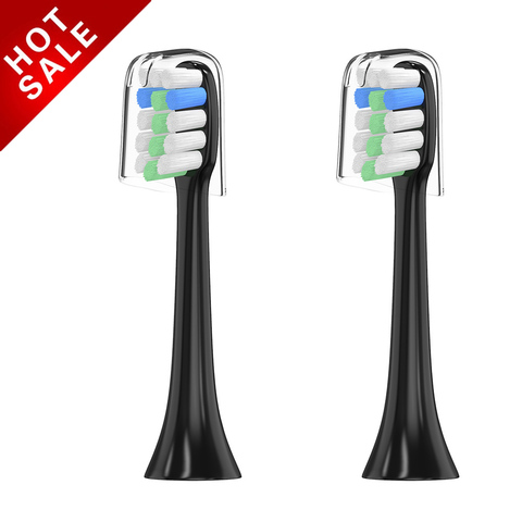 2pcs Tooth Brush Head with cap For Xiaomi SOOCAS / SOOCARE X1 For SOOCAS Xiaomi Mijia SOOCARE X3 Electric Tooth Brush Head ► Photo 1/5