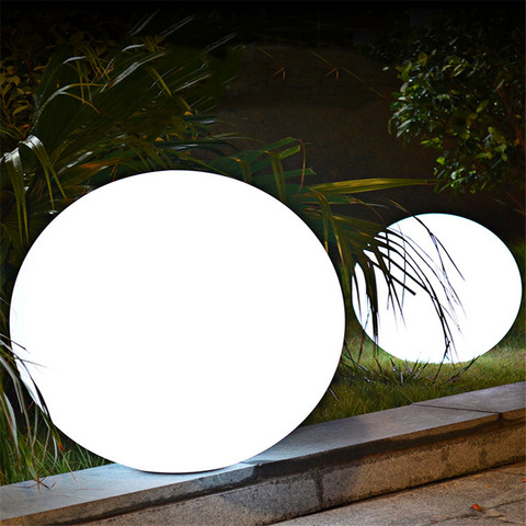 Nordic LED Outdoor Garden Light Ball Lawn Lamps Home Decor Light Bedroom Bedside Standing Lamp Remote Charging Living Room ► Photo 1/6