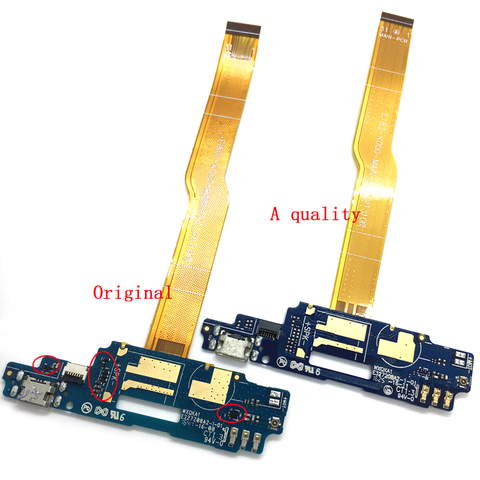 USB Charging Port Dock Connector Flex Cable For ZTE Voyage 4 Blade A610 USB Charging Dock Connector Board Parts ► Photo 1/3