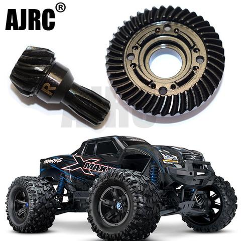 TRAXXAS 1/5 X-MAXX 6S/8S chrome steel front / rear differential upgrade helical gear steel differential gear #7791/7792 ► Photo 1/6