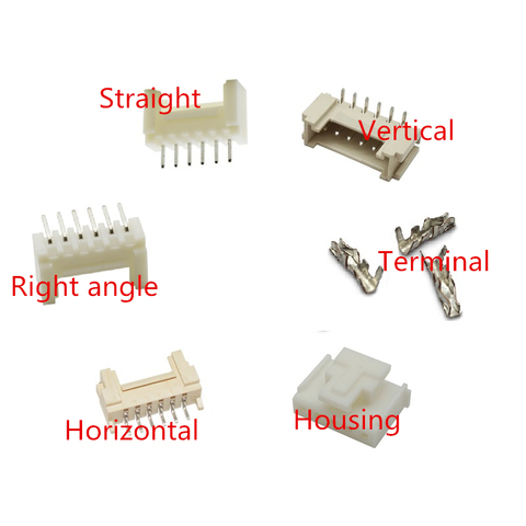 HY2.0 2.0mm Connector Socket Pin Header straight Right angle Vertical Horizontal JST Housing terminal 2 3 4 5 6 7 8 ► Photo 1/1