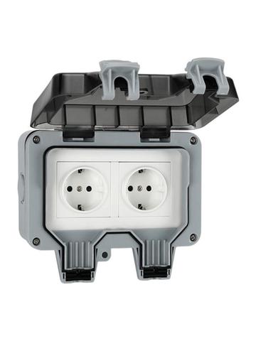 Outdoor Socket Waterproof Durable Wall Socket Industrial Socket Outlet for Gardens Workshops Terraces #CW ► Photo 1/6