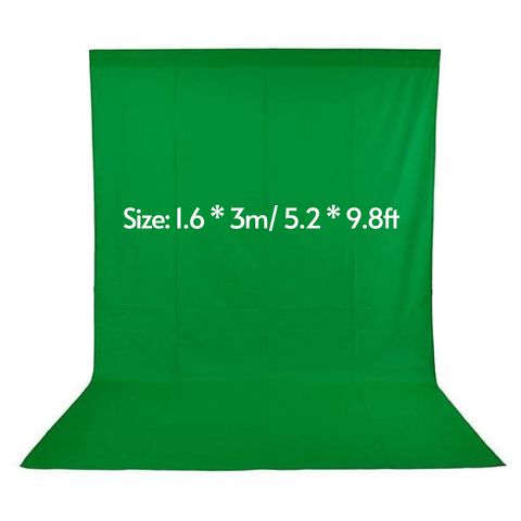 Photobackgrounds Studio Video 1.8 * 2.7m / 5.9 * 8.8ft Nonwoven Fabric photography backdrops green screen ► Photo 1/4