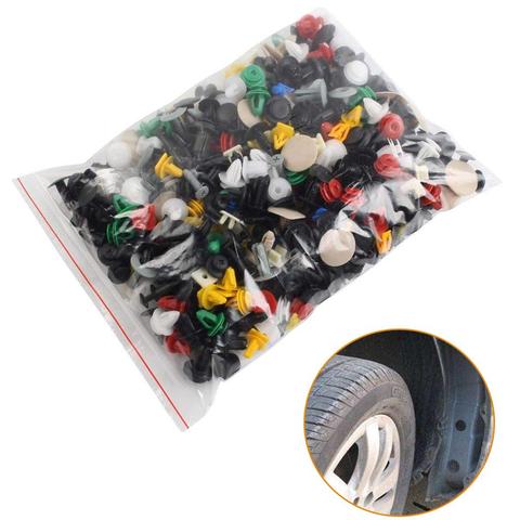 500 PCs Clips, pistols, rivets, clips, clips, fasteners for fastening the Car Trim (mixed set) ► Photo 1/6